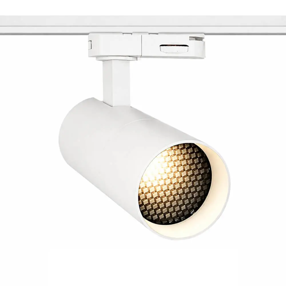 LED Track Spotlight 8W 3-Phase GANDÍA WHITE | SMD1A1A 165Lm/W | UGR13 | 24º
