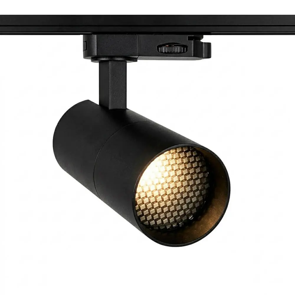 LED Track Spotlight 8W 3-Phase GANDÍA BLACK | SMD1A1A 165Lm/W | UGR13 | 24º
