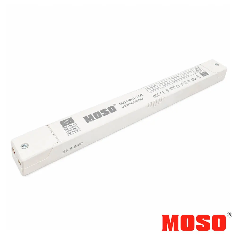 MOSO LED-Netzteil 24VDC 100W Konstantspannung Serie MUS | Flimmerfrei