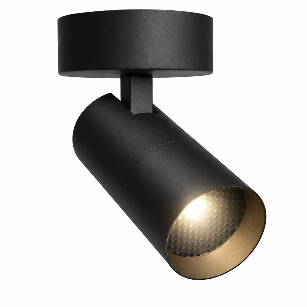 Applique Plafond ou Mur LED 8W NIZA NOIR Dimmable TRIAC | UGR13 24º 165Lm/W