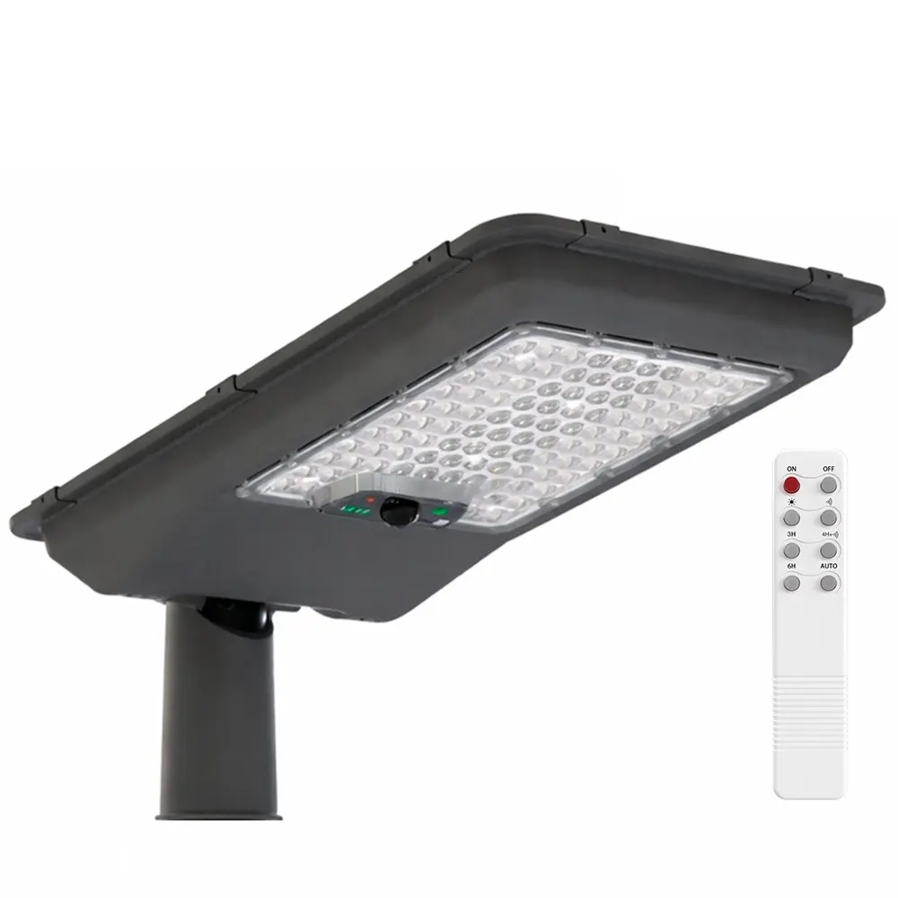 Solar LED Street Light EcoSun 240 SMD5050 4800Lm | PIR Sensor + Remote Control | 6500K IP65