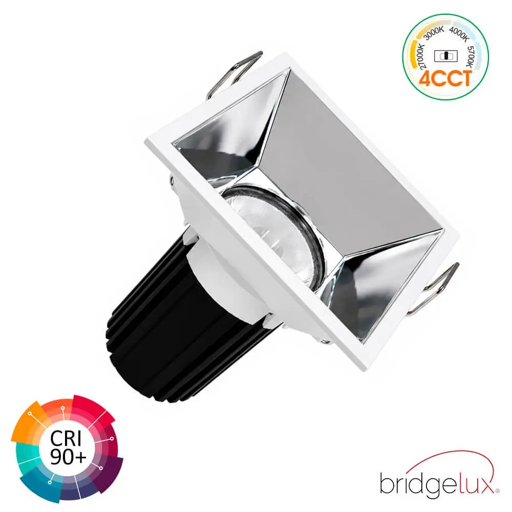 LED Downlight 9W 12W 15W IP65 4CCT Bridgelux Chip | 24º CRI+92