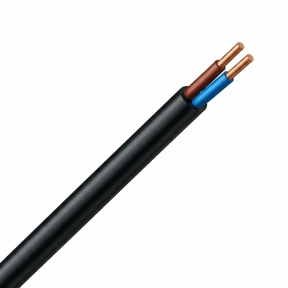Cable Eléctrico 2 Hilos Redondo 2x0,75mm | 2 Metros