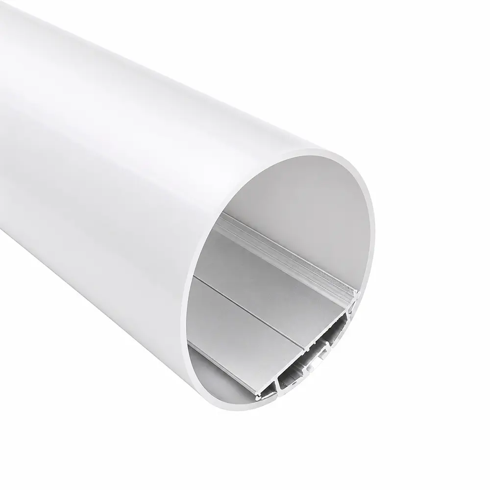 Profilo LED cilindrico sospeso DENIM Ø80 mm per strisce LED | 0,90 m e 1,80 m