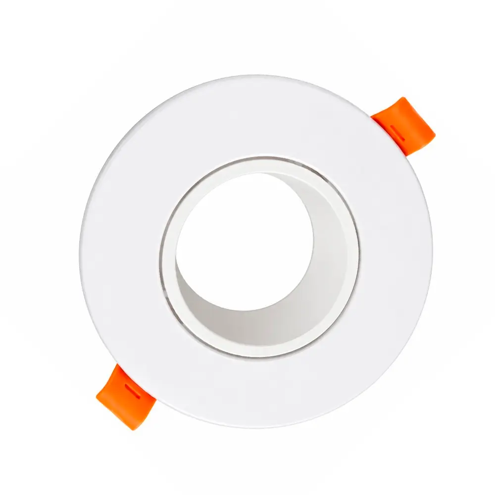Circular Ring Frame - WHITE - Adjustable for GU10