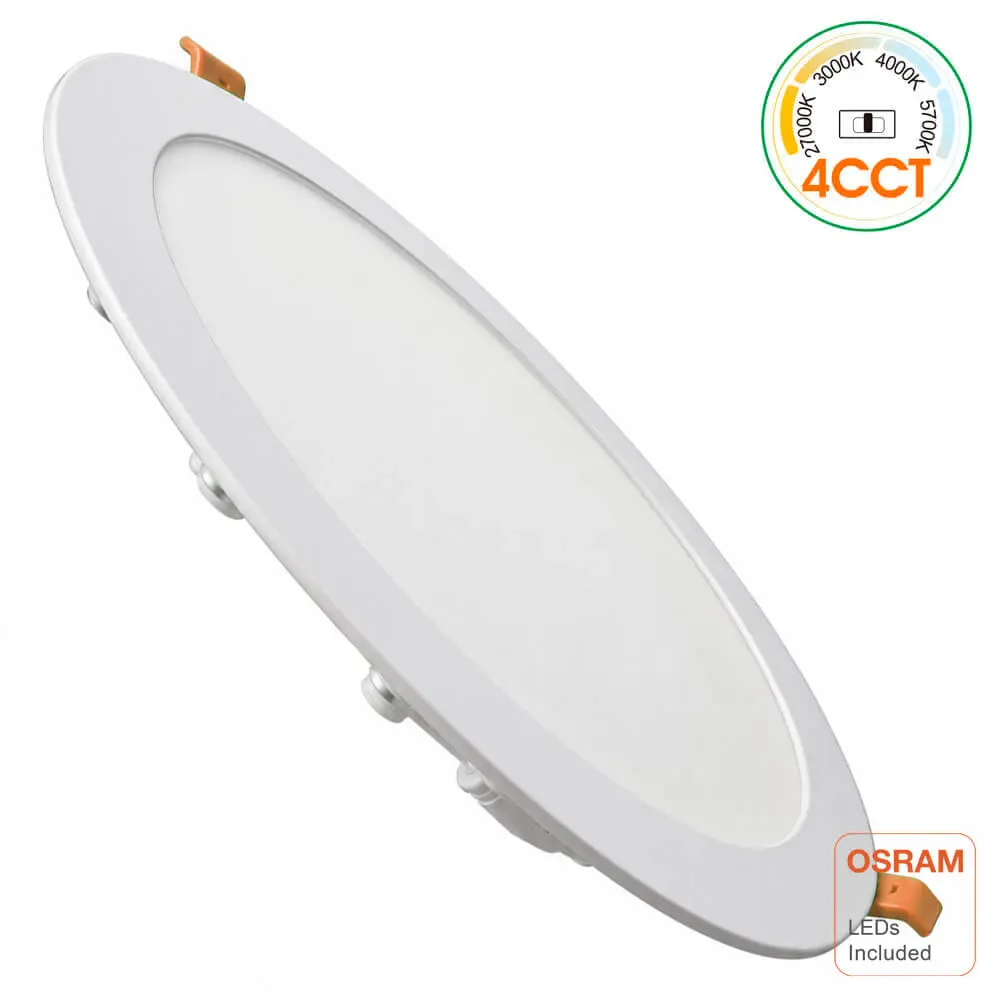Slim LED Circular Panel 30W 4CCT Select | OSRAM CHIP DURIS E 2835 | Cut-out 280mm