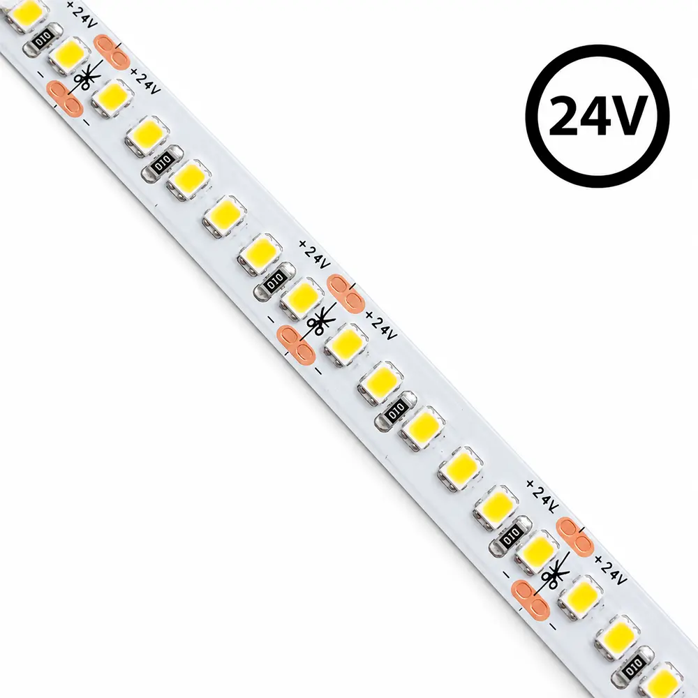 LED Strip SMD 24V 15W/m 2300 lm/m 176 LED/m | 50m Reel Cut every 4.54cm