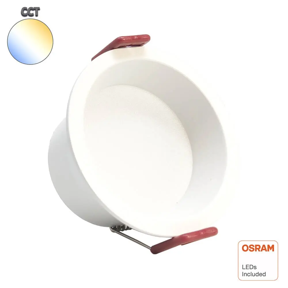 8W LED Downlight Round - OSRAM CHIP DURIS E 2835 - CCT - UGR17