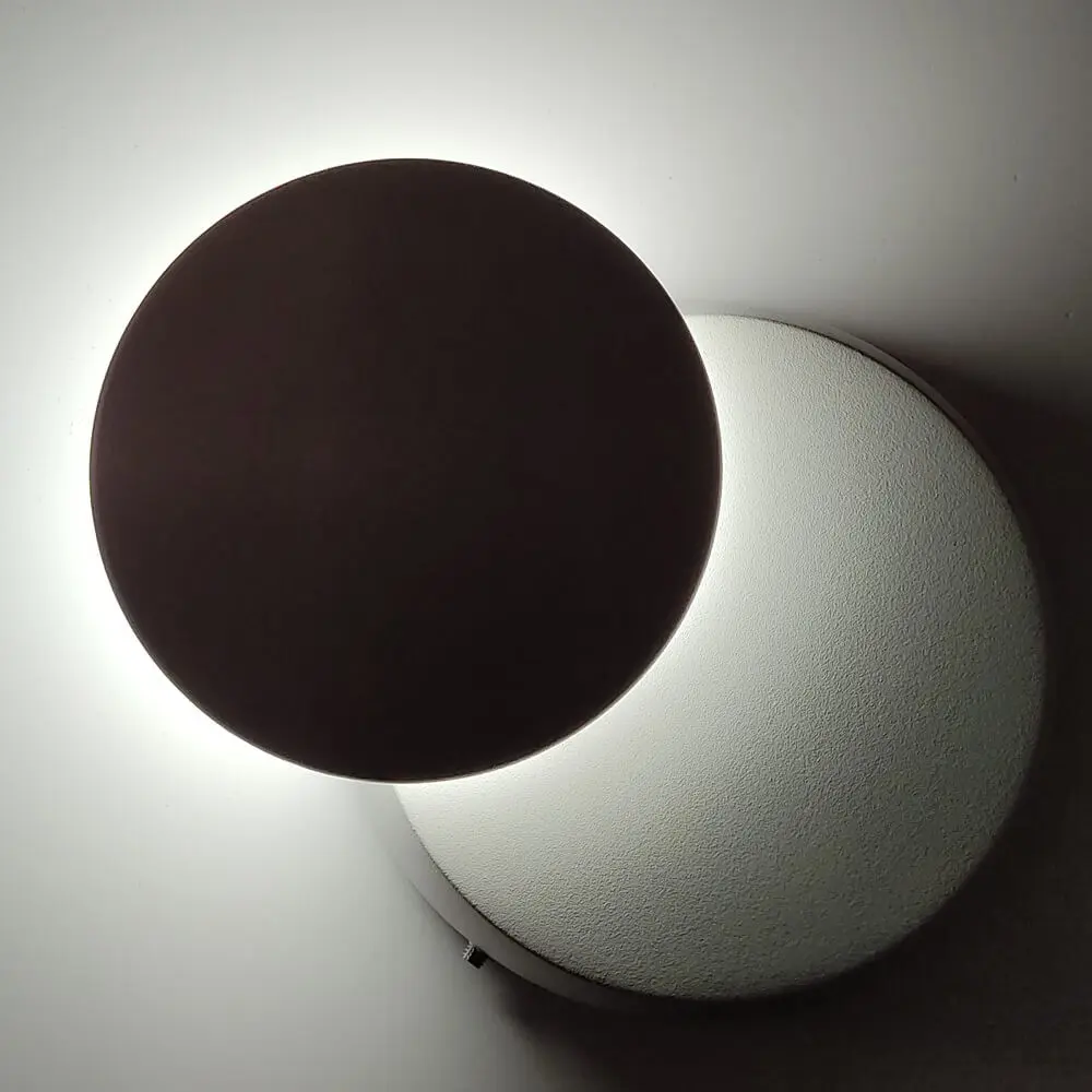 6W Indoor Wall LED Light APOLO White - Black
