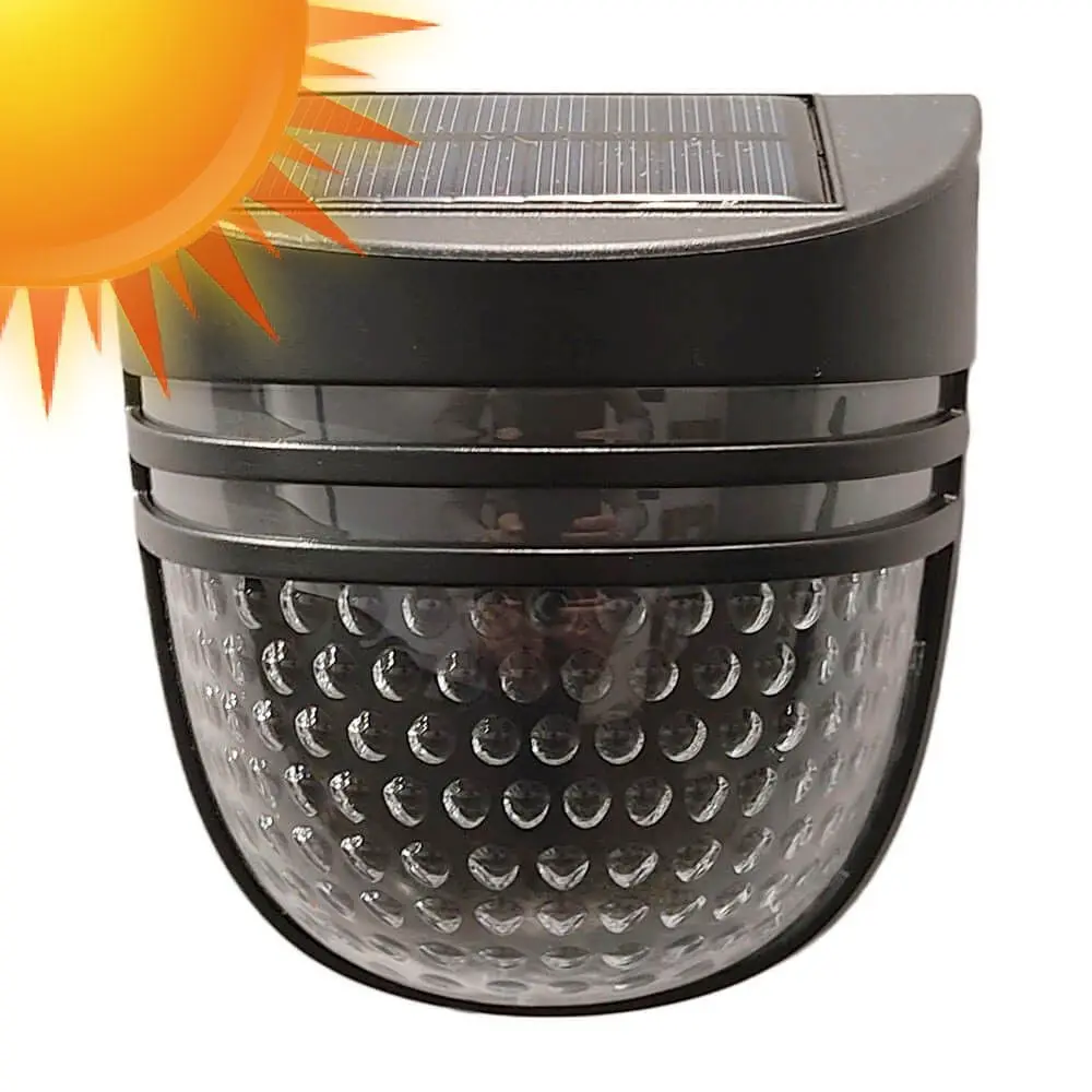 Aplique Solar  con Sensor de presencia PIR - 4500K