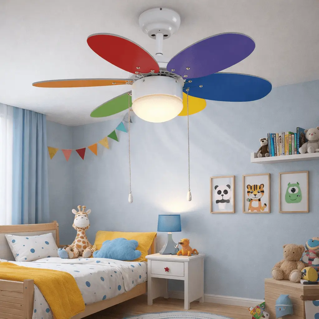 Ventilador LED de Techo RAINBOW  - E27 - 53W - 76cm