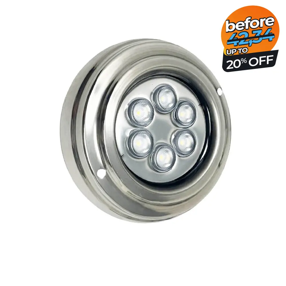 Lámpara LED Sumergible 12W - DC12V -  IP68 - Acero Inoxidable 316