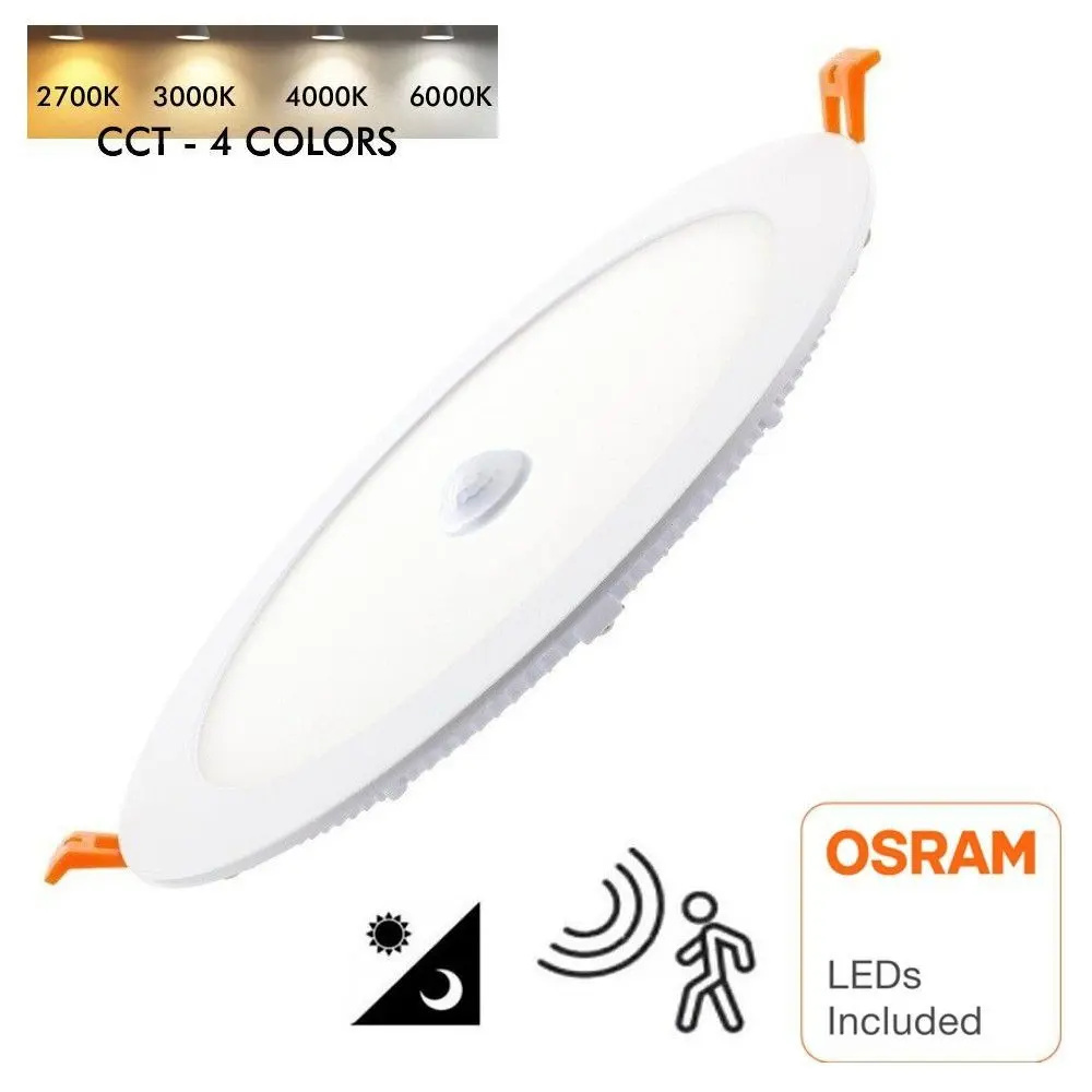 24W - 22W- 20W -18W  LED LED Circular Downlight  - Motion Detector - 2700K+CCT - OSRAM CHIP