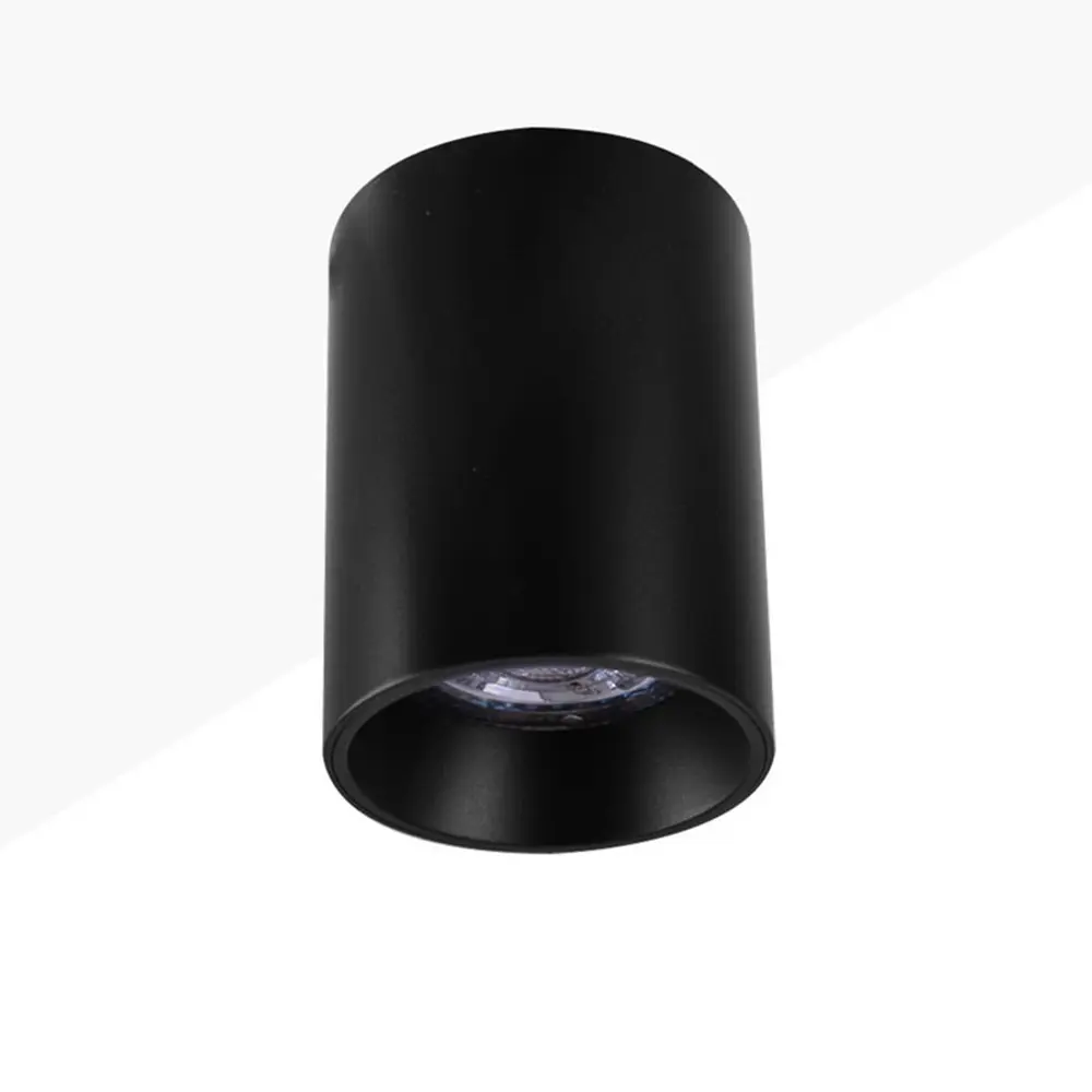 IP65 LED Surface Mounted Ceiling Spotlight GU10 MR16 Black Aluminium