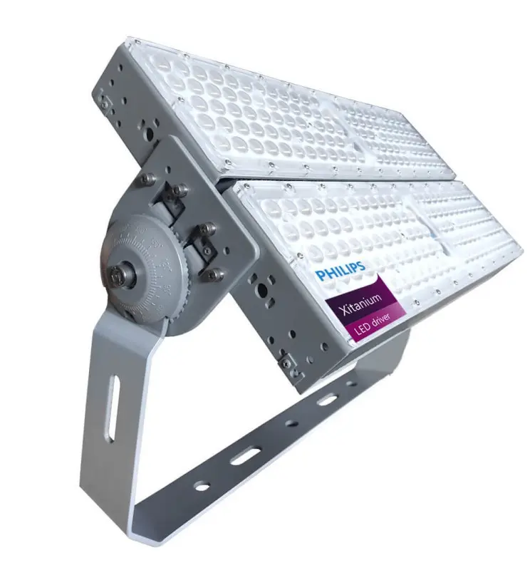Refletor LED 600W | CORE MAX | Driver Philips Xitanium DIM 1-10V | SMD5050 BRIDGELUX | Classe I | Sem flicker