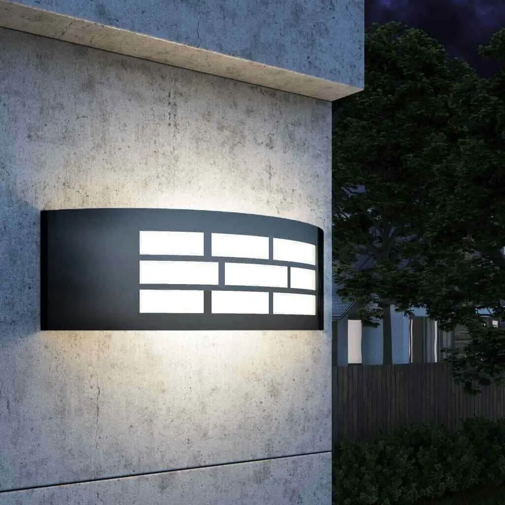 Aplique de Pared LED E27 GOTEMBURGO Grafito Interior y Exterior