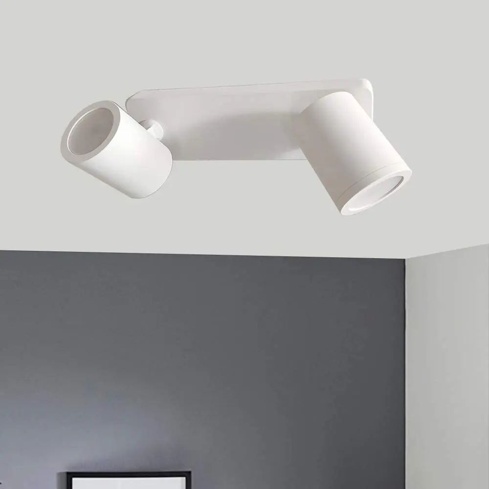 White Ceiling Lamp for 2x GU10