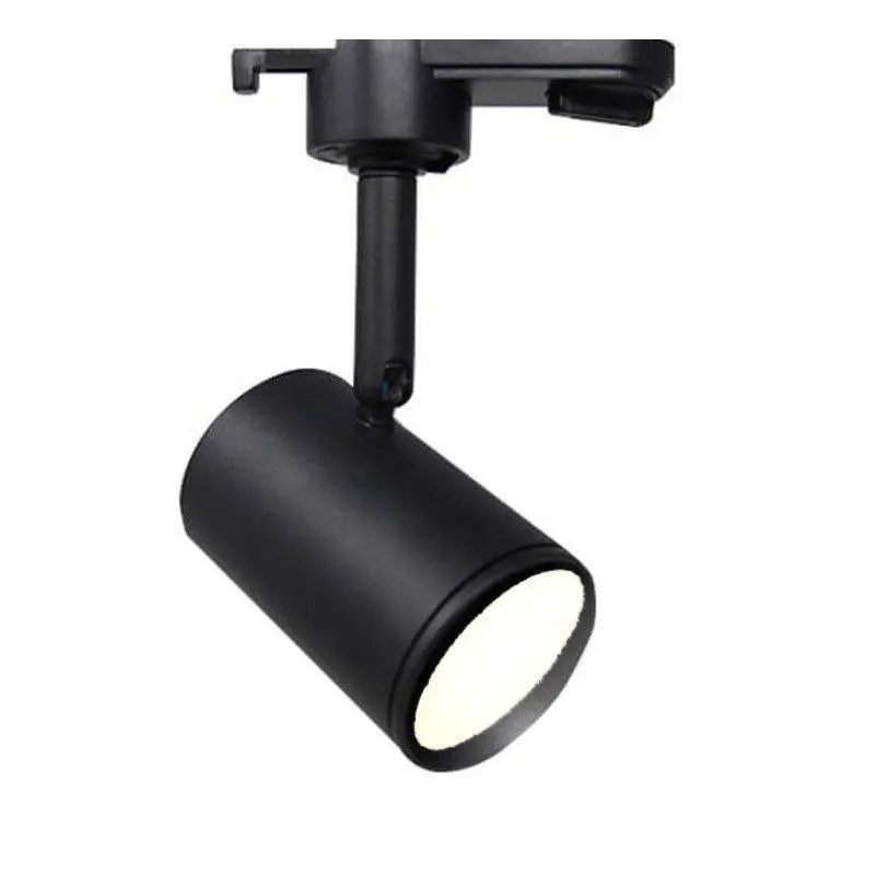BLACK Track Light for GU10 Lamp - Single phase
