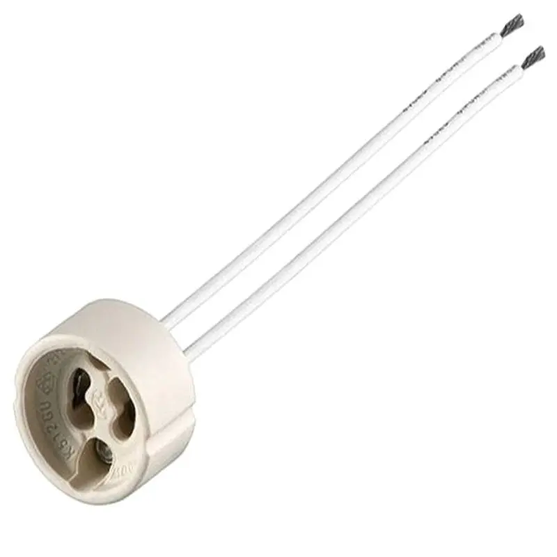 Casquillo Adaptador GU10 - CERAMICA - 10cm